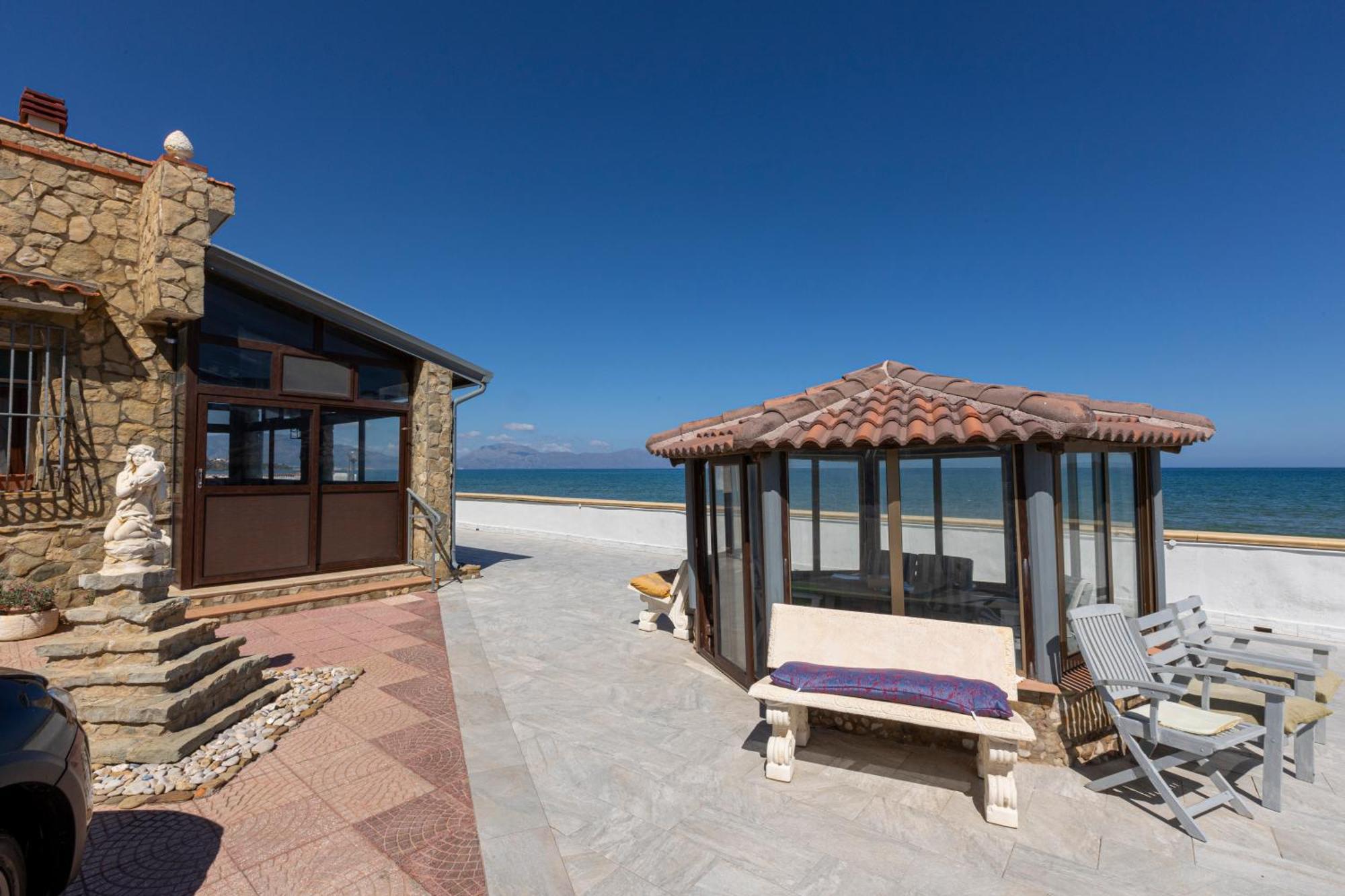 트라페토 Casa Vacanza Barbera - In Riva Al Mare 빌라 외부 사진