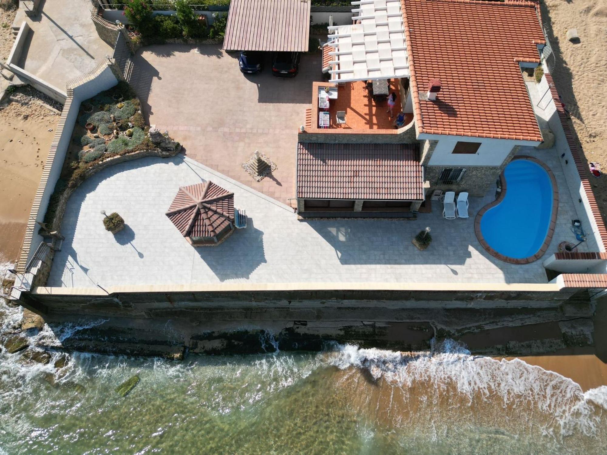 트라페토 Casa Vacanza Barbera - In Riva Al Mare 빌라 외부 사진